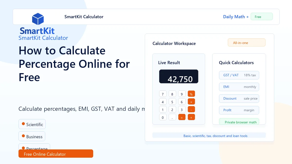 How to Calculate Percentage Online for Free