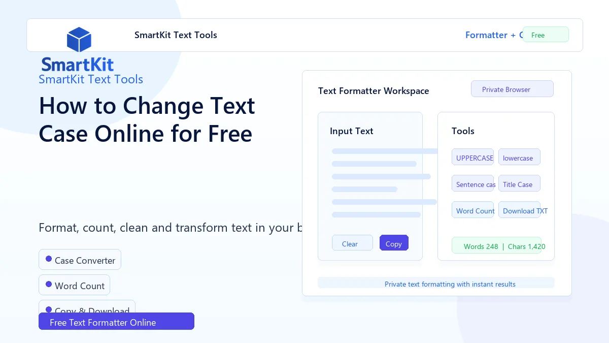 How to Change Text Case Online for Free