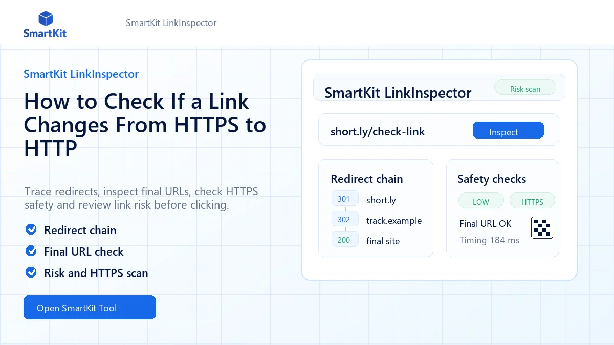 How to Check If a Link Changes From HTTPS to HTTP