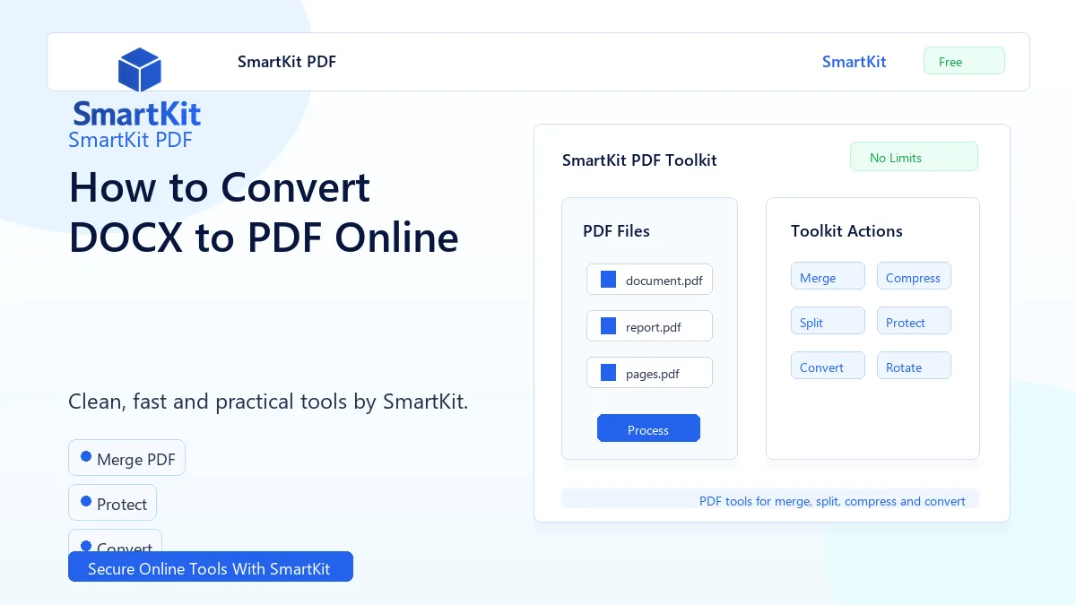 How to Convert DOCX to PDF Online