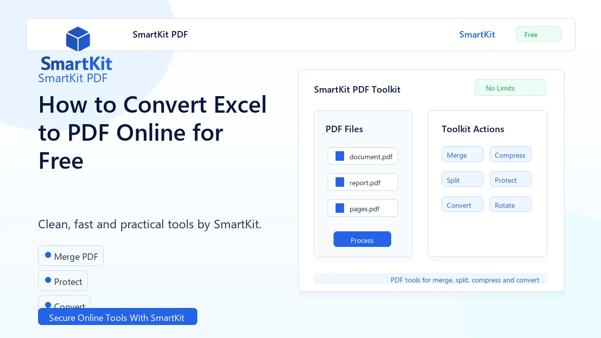 How to Convert Excel to PDF Online for Free