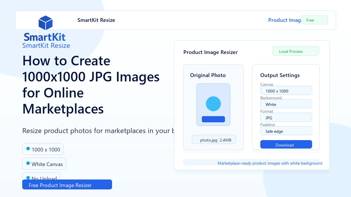How to Create 1000x1000 JPG Images for Online Marketplaces