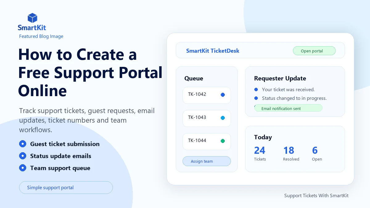 How to Create a Free Support Portal Online