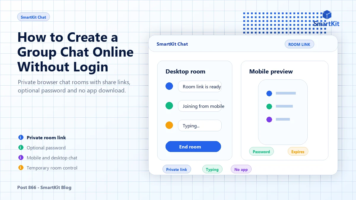 How to Create a Group Chat Online Without Login
