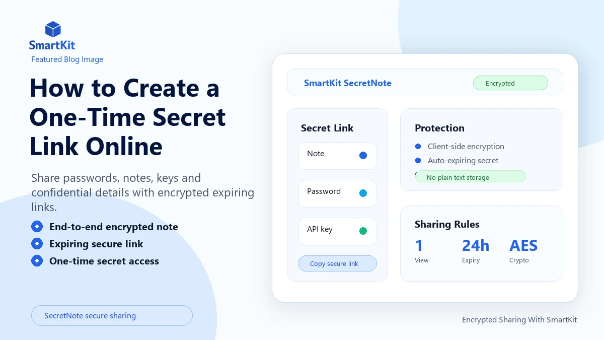 How to Create a One-Time Secret Link Online