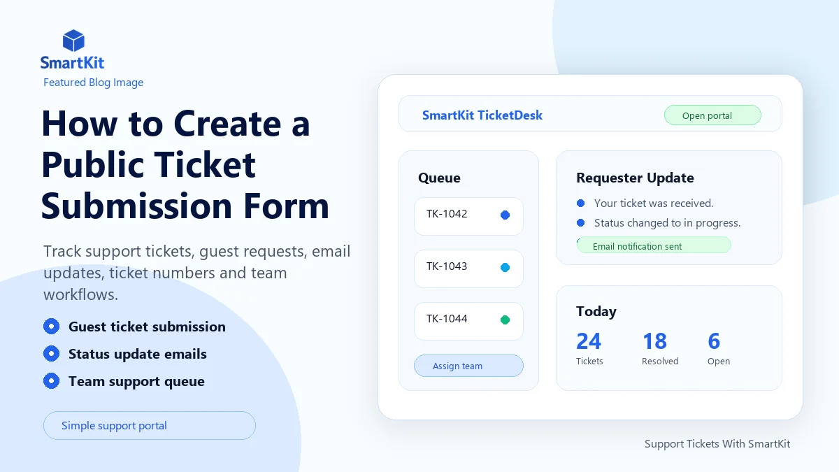 How to Create a Public Ticket Submission Form