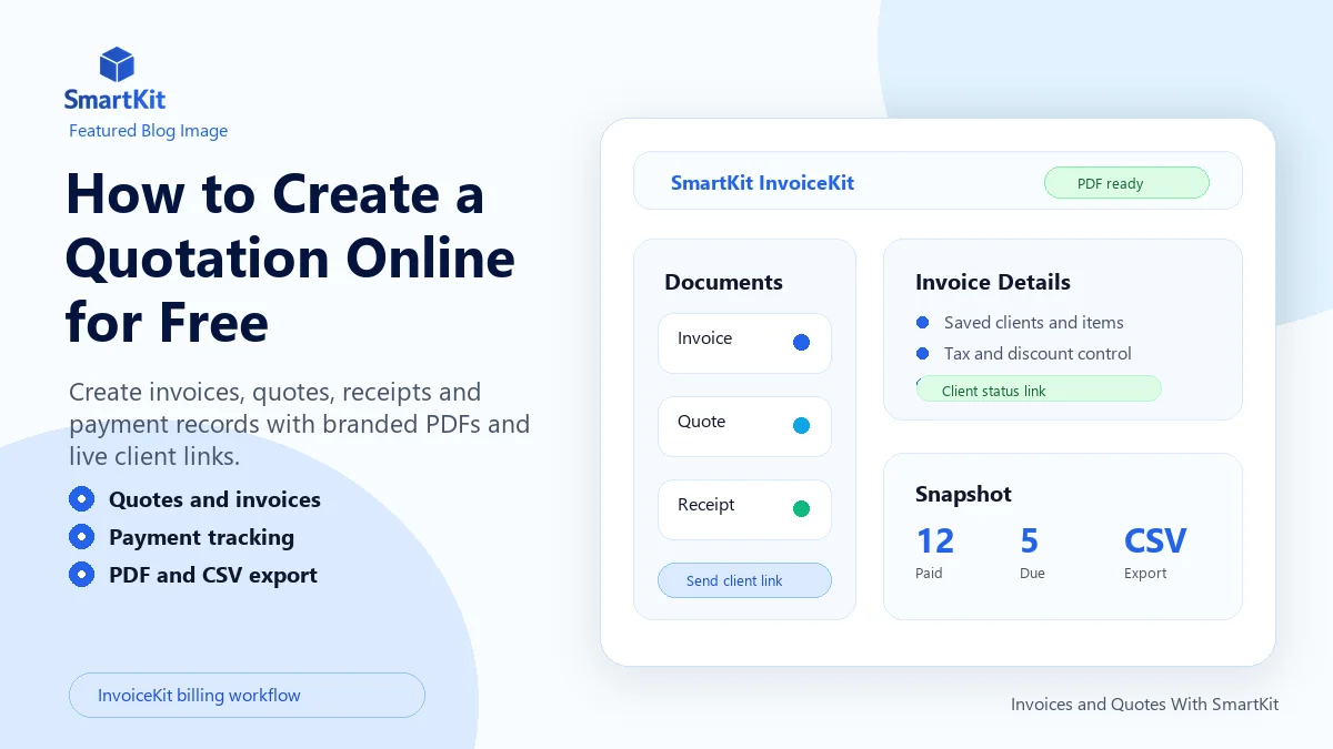 How to Create a Quotation Online for Free