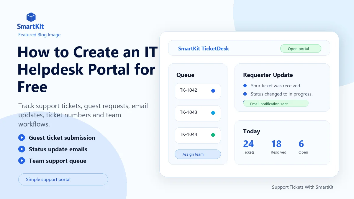 How to Create an IT Helpdesk Portal for Free