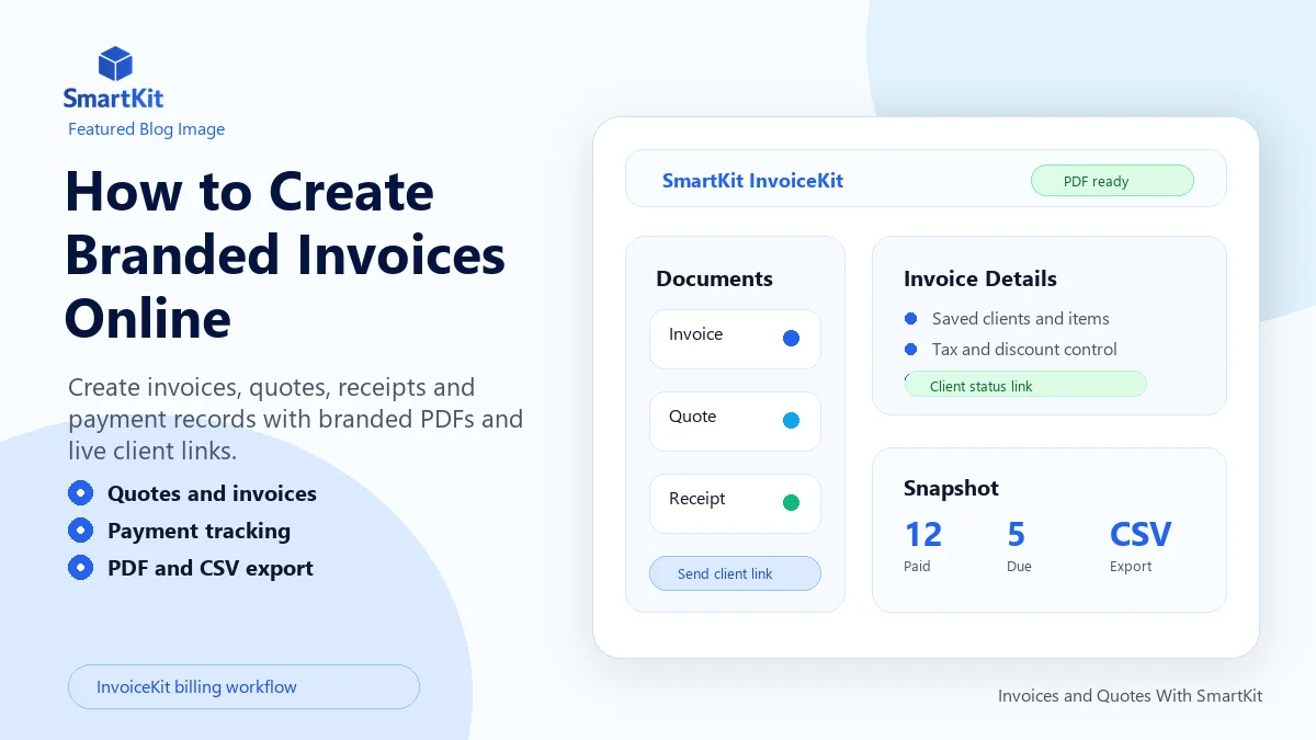 How to Create Branded Invoices Online