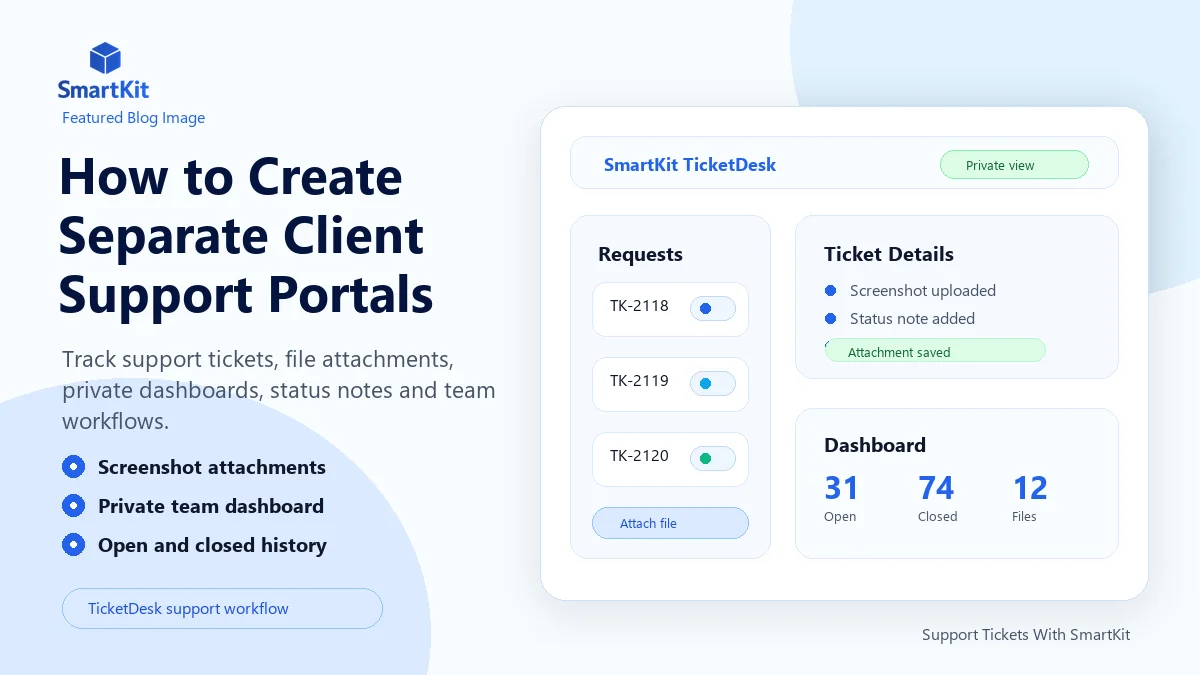 How to Create Separate Client Support Portals