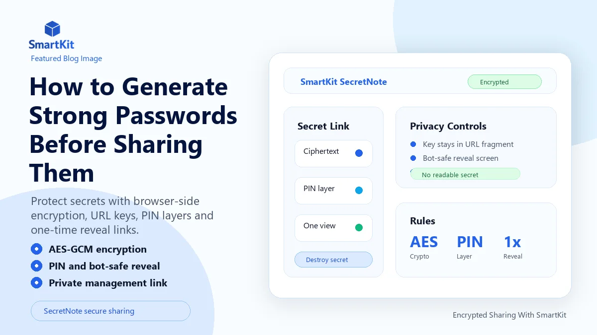 How to Generate Strong Passwords Before Sharing Them