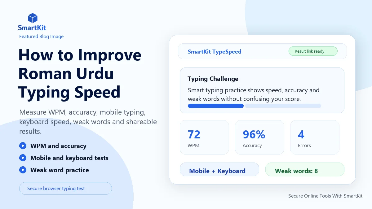 How to Improve Roman Urdu Typing Speed