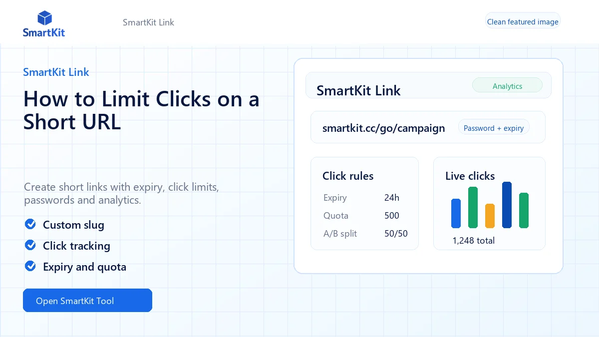 How to Limit Clicks on a Short URL