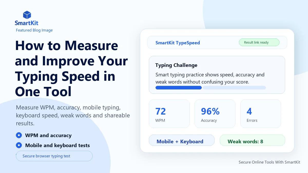 How to Measure and Improve Your Typing Speed in One Tool