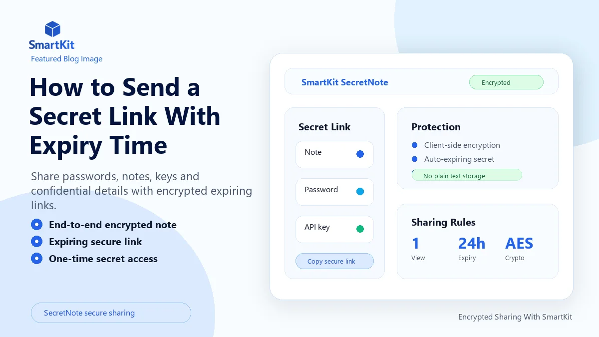 How to Send a Secret Link With Expiry Time