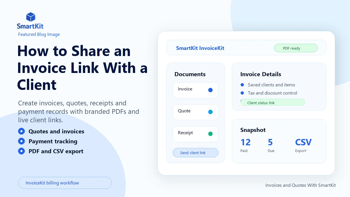 How to Share an Invoice Link With a Client