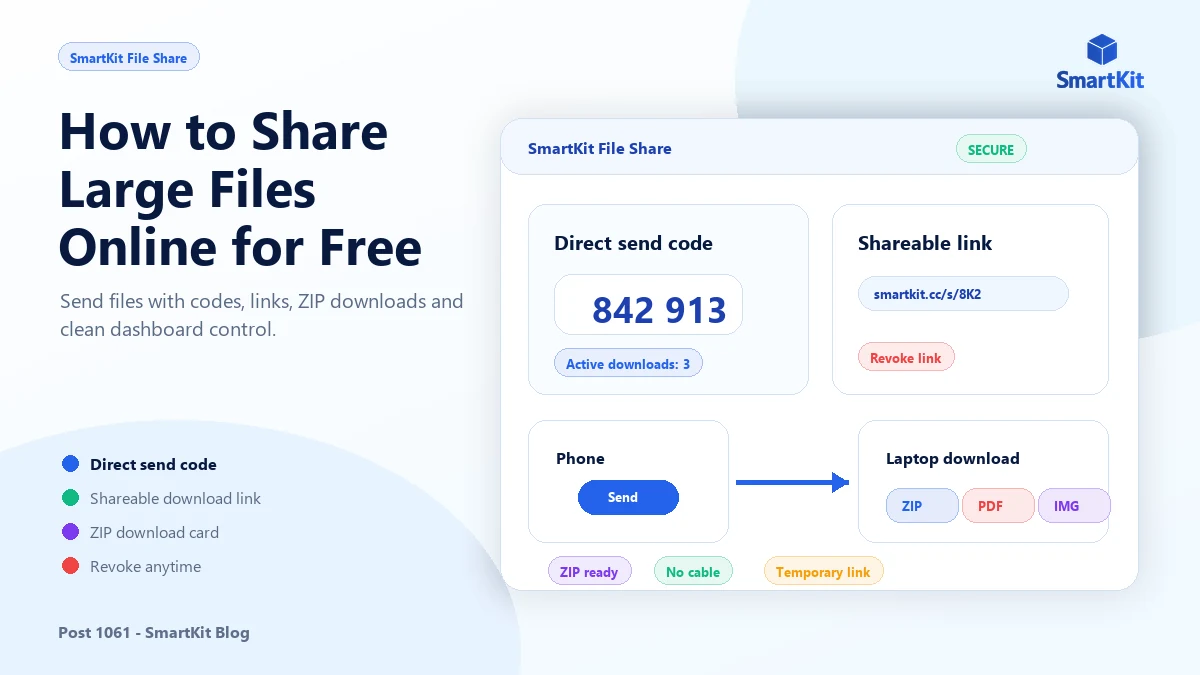 How to Share Large Files Online for Free
