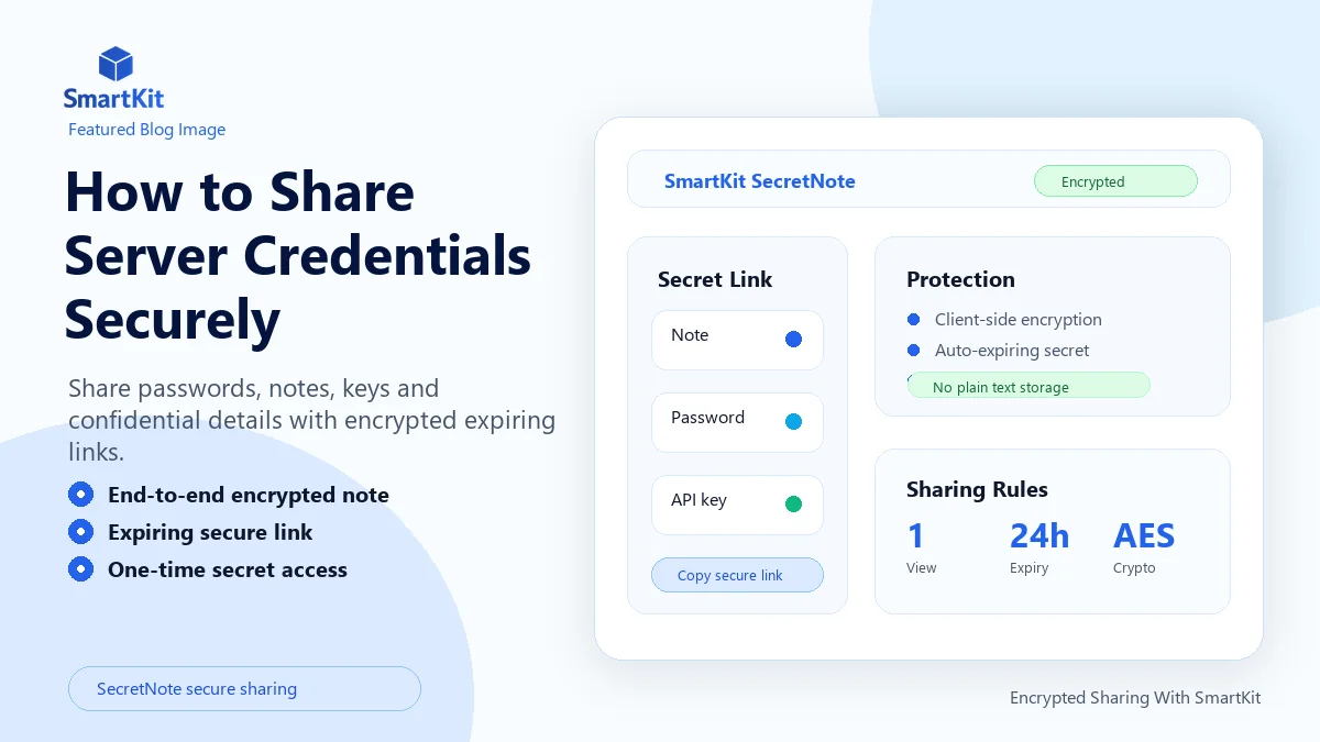 How to Share Server Credentials Securely