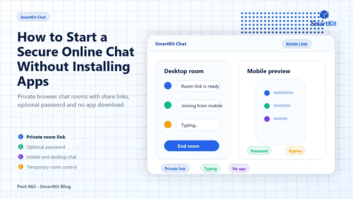 How to Start a Secure Online Chat Without Installing Apps