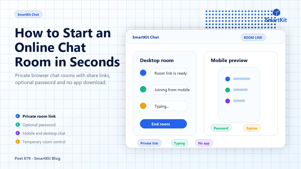 How to Start an Online Chat Room in Seconds
