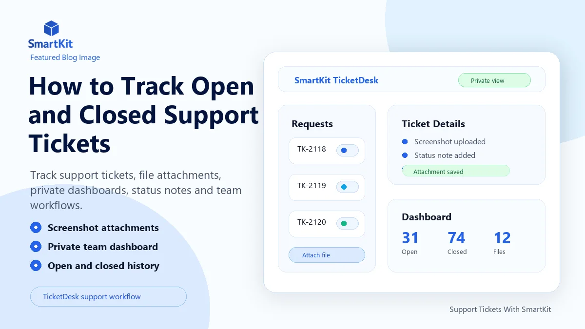 How to Track Open and Closed Support Tickets