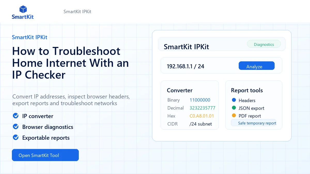 How to Troubleshoot Home Internet With an IP Checker
