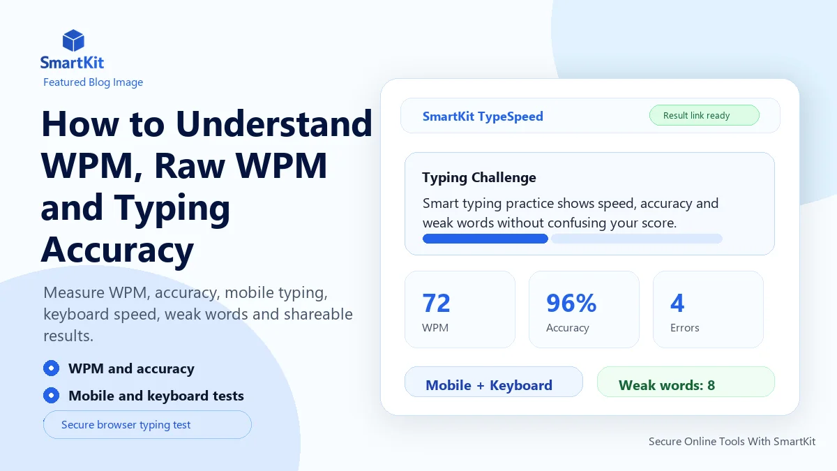 How to Understand WPM, Raw WPM and Typing Accuracy