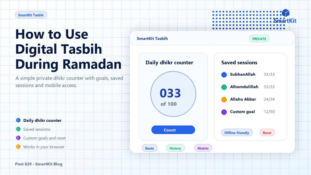 How to Use Digital Tasbih During Ramadan