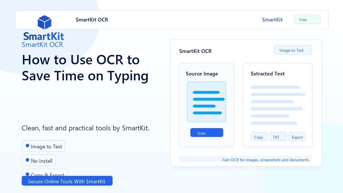How to Use OCR to Save Time on Typing