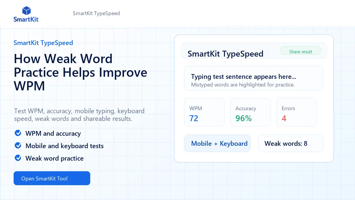 How Weak Word Practice Helps Improve WPM