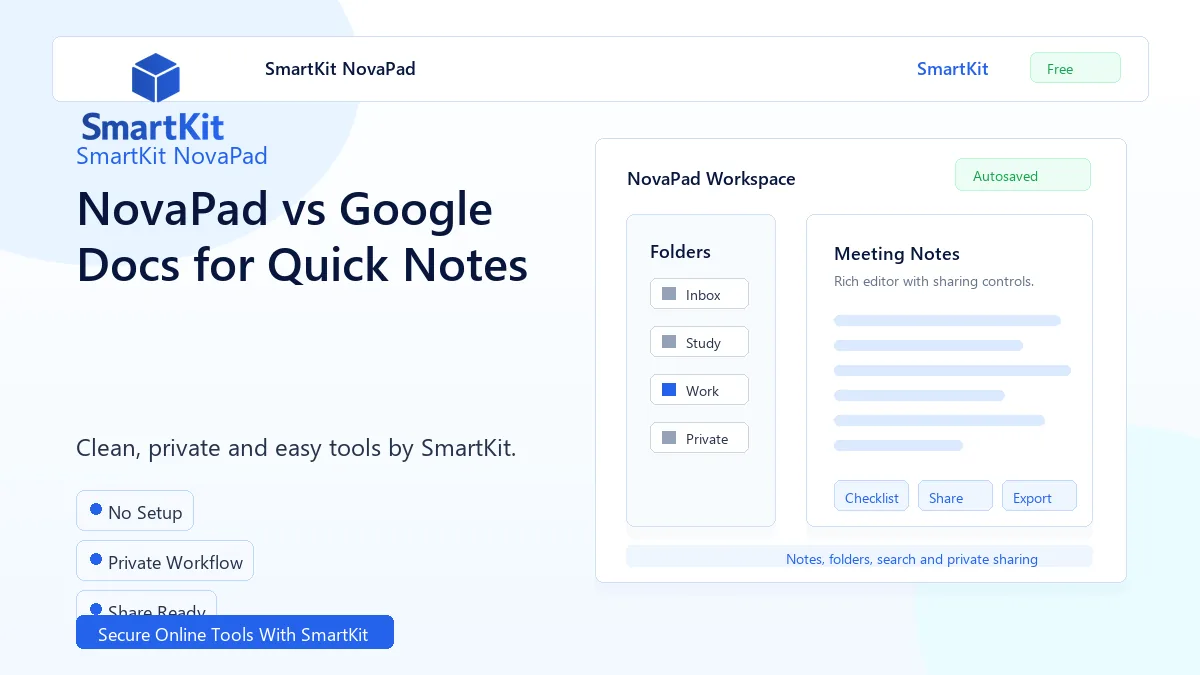 NovaPad vs Google Docs for Quick Notes