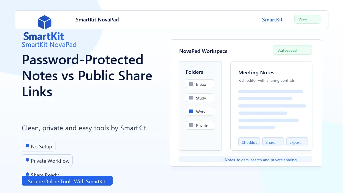 Password-Protected Notes vs Public Share Links