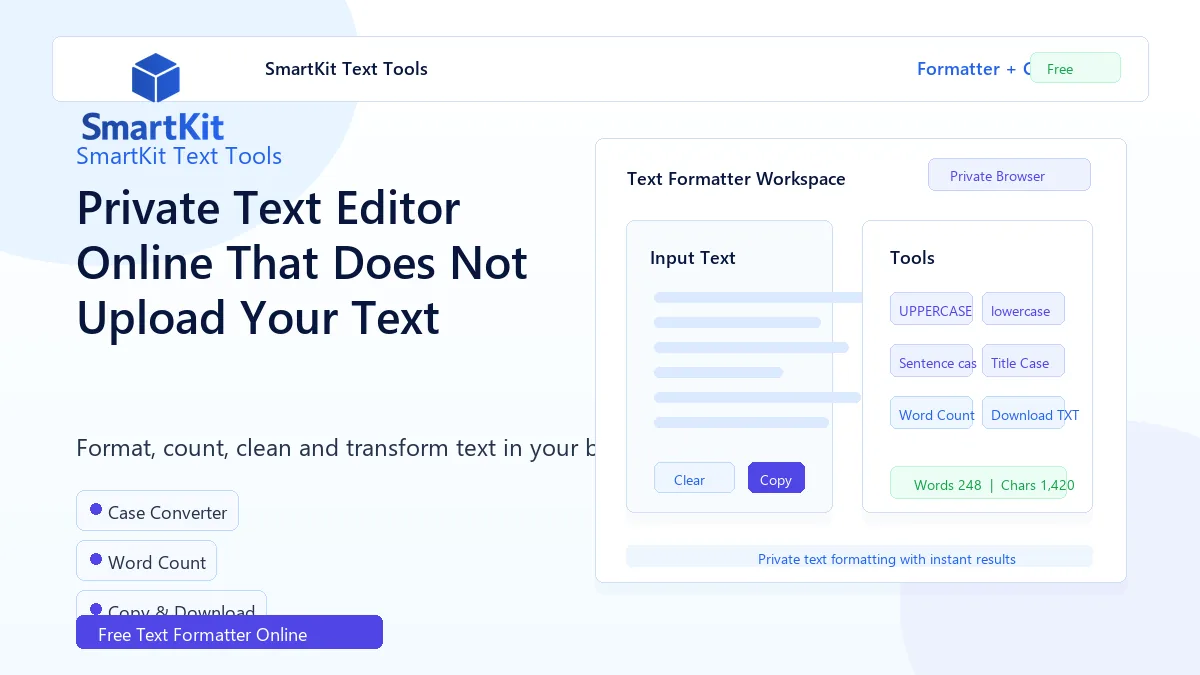 Private Text Editor Online That Does Not Upload Your Text
