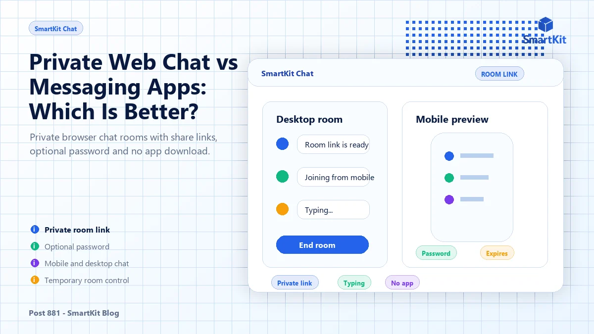 Private Web Chat vs Messaging Apps: Which Is Better?