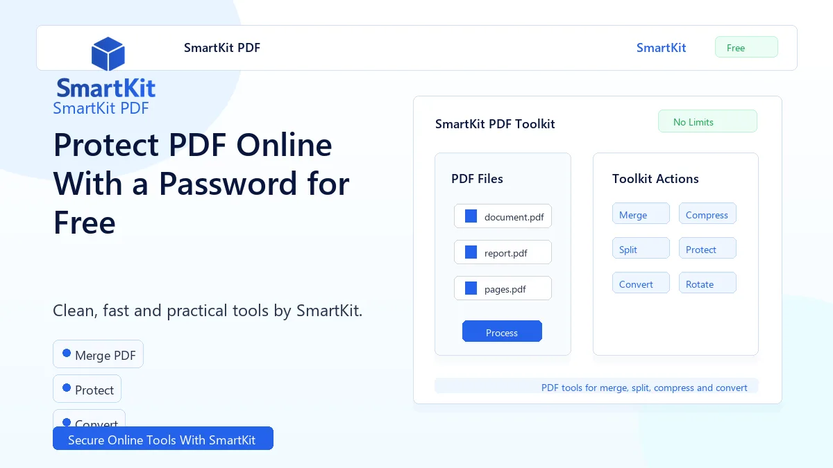 Protect PDF Online With a Password for Free