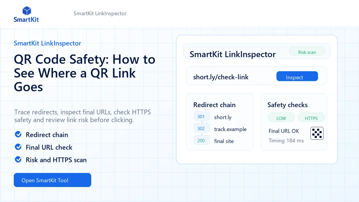 QR Code Safety: How to See Where a QR Link Goes