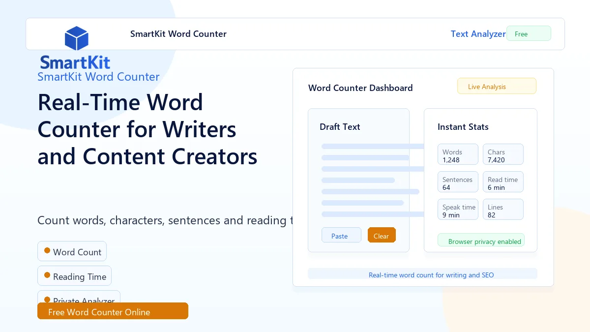 Real-Time Word Counter for Writers and Content Creators