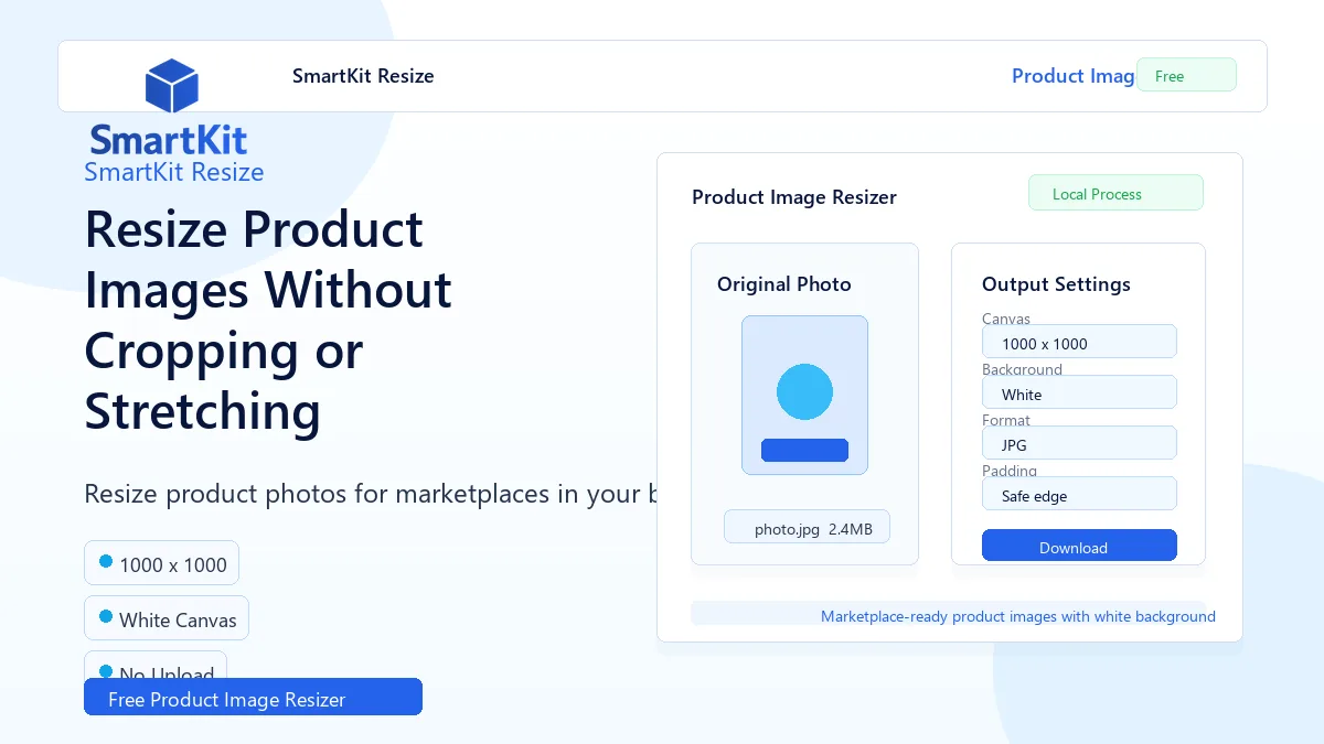 Resize Product Images Without Cropping or Stretching