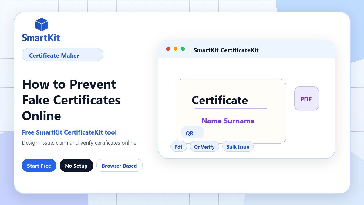 How to Prevent Fake Certificates Online