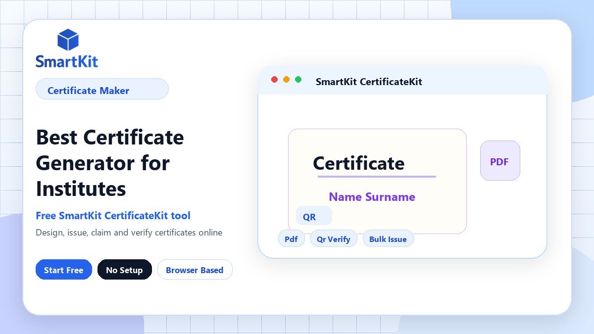Best Certificate Generator for Institutes