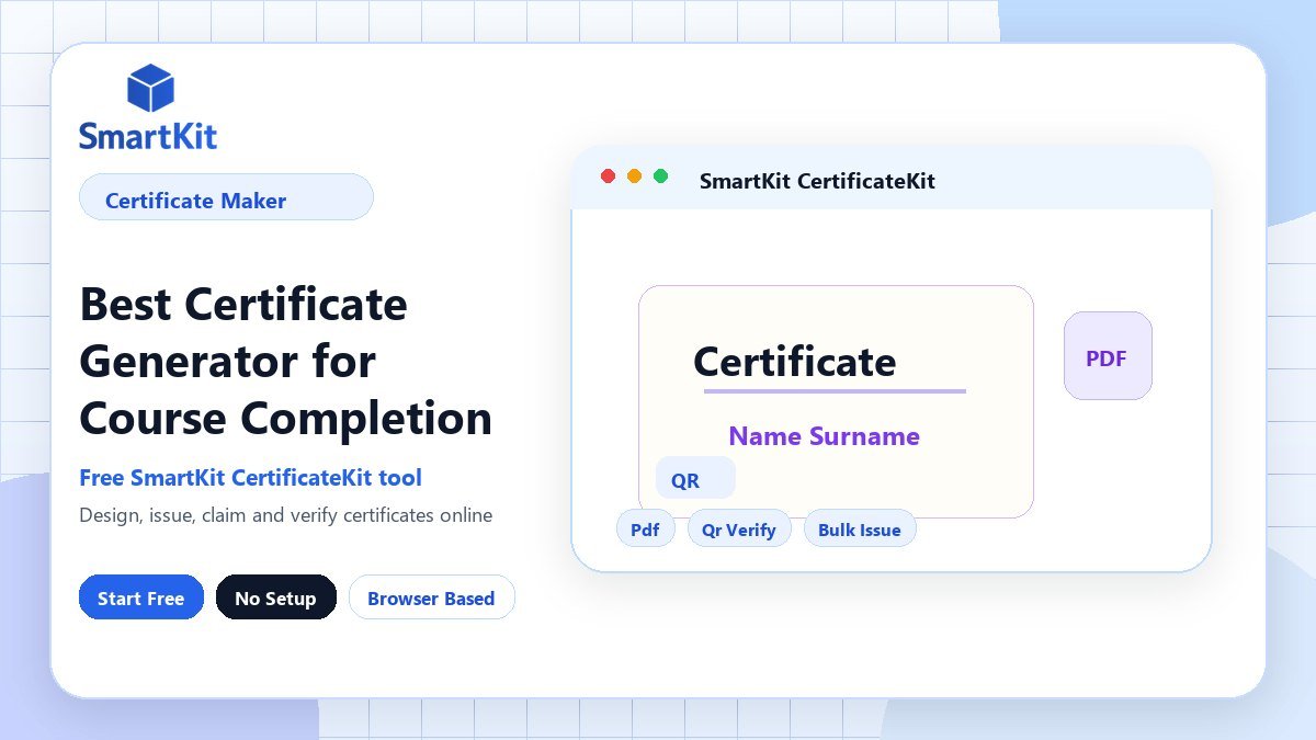 Best Certificate Generator for Course Completion