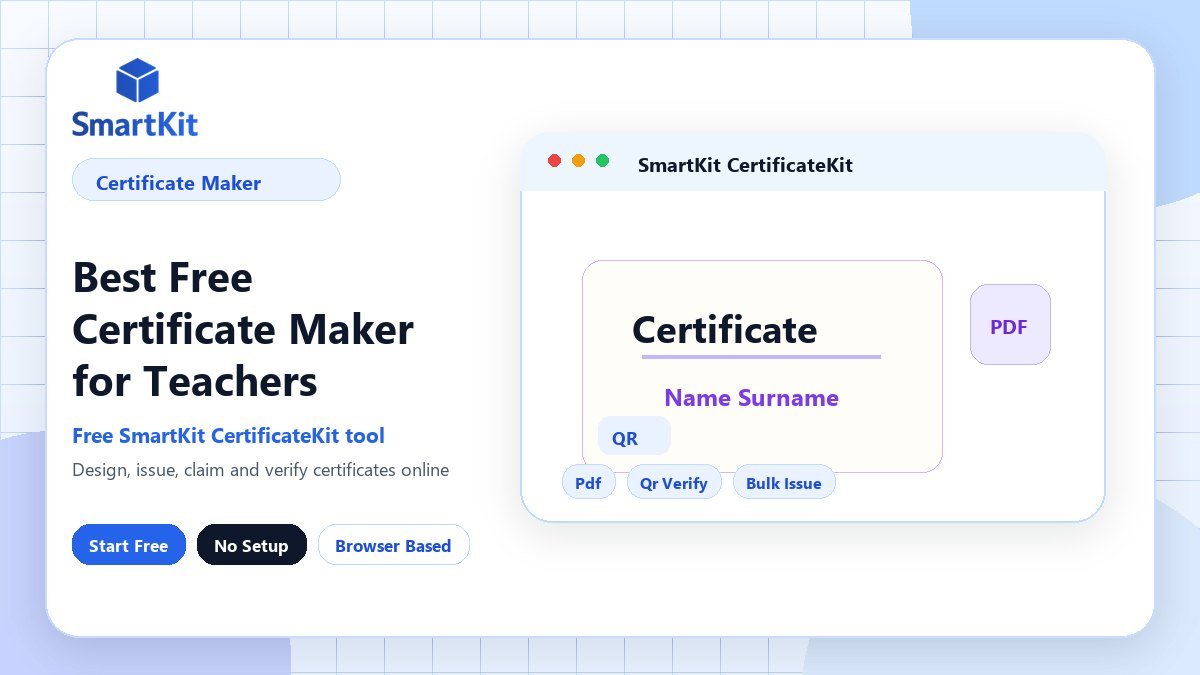 Best Free Certificate Maker for Teachers