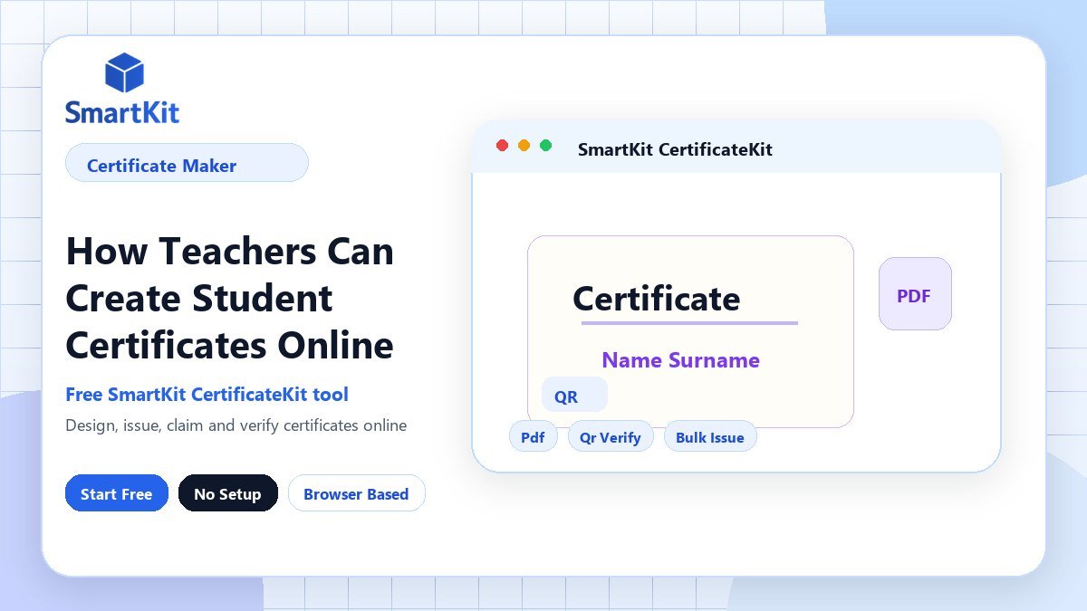 How Teachers Can Create Student Certificates Online