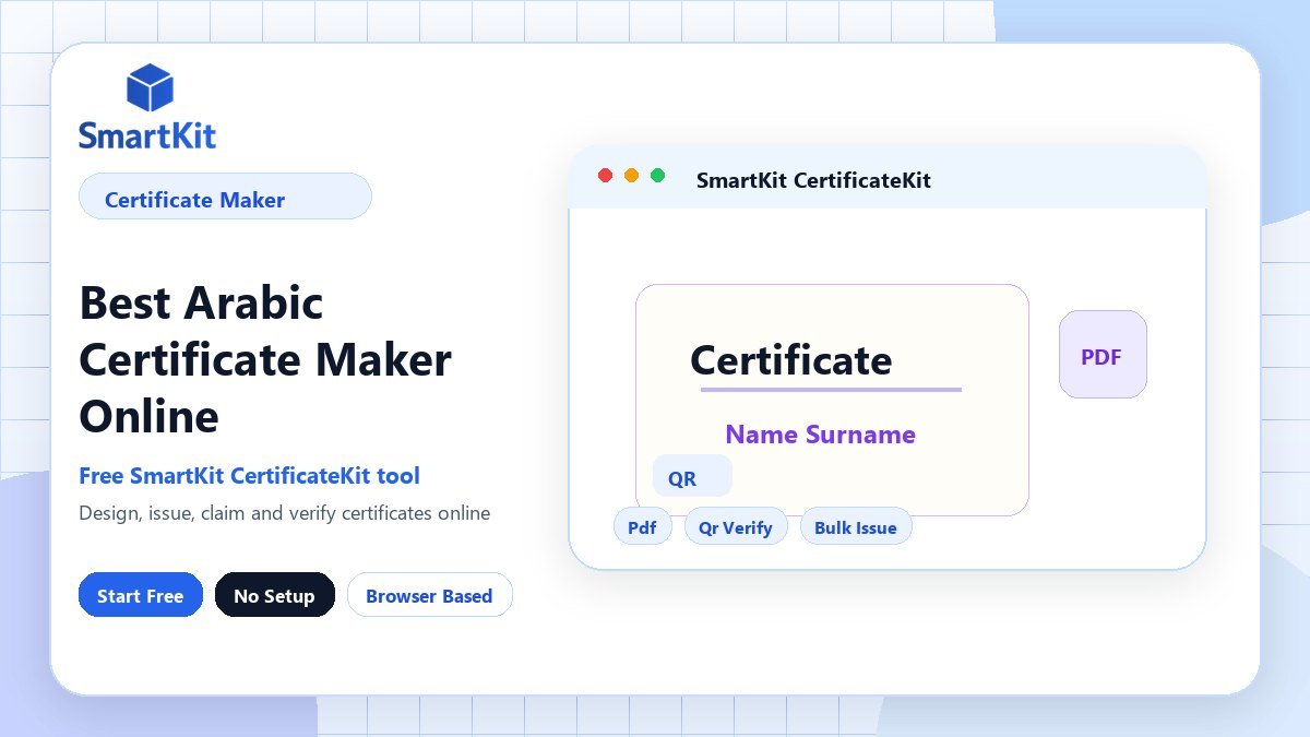 Best Arabic Certificate Maker Online