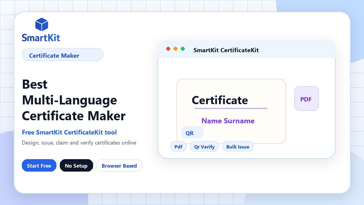Best Multi-Language Certificate Maker