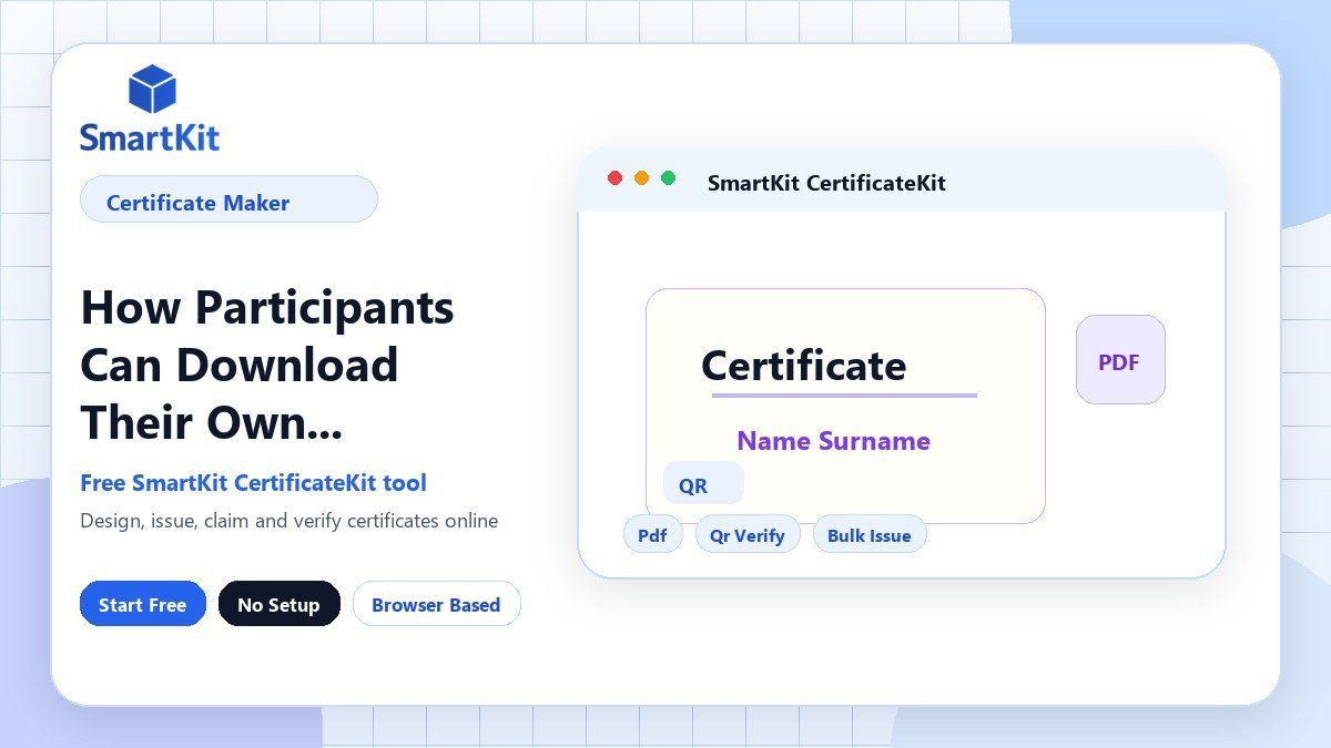 How Participants Can Download Their Own Certificates