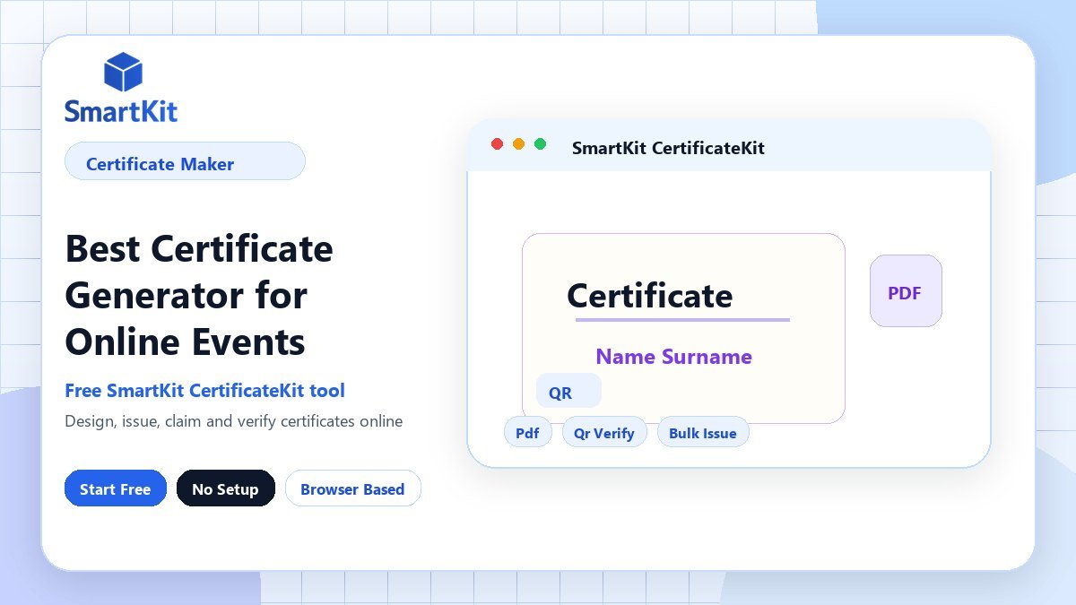 Best Certificate Generator for Online Events