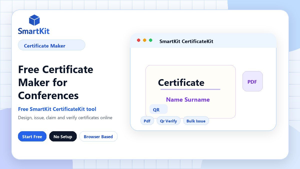 Free Certificate Maker for Conferences