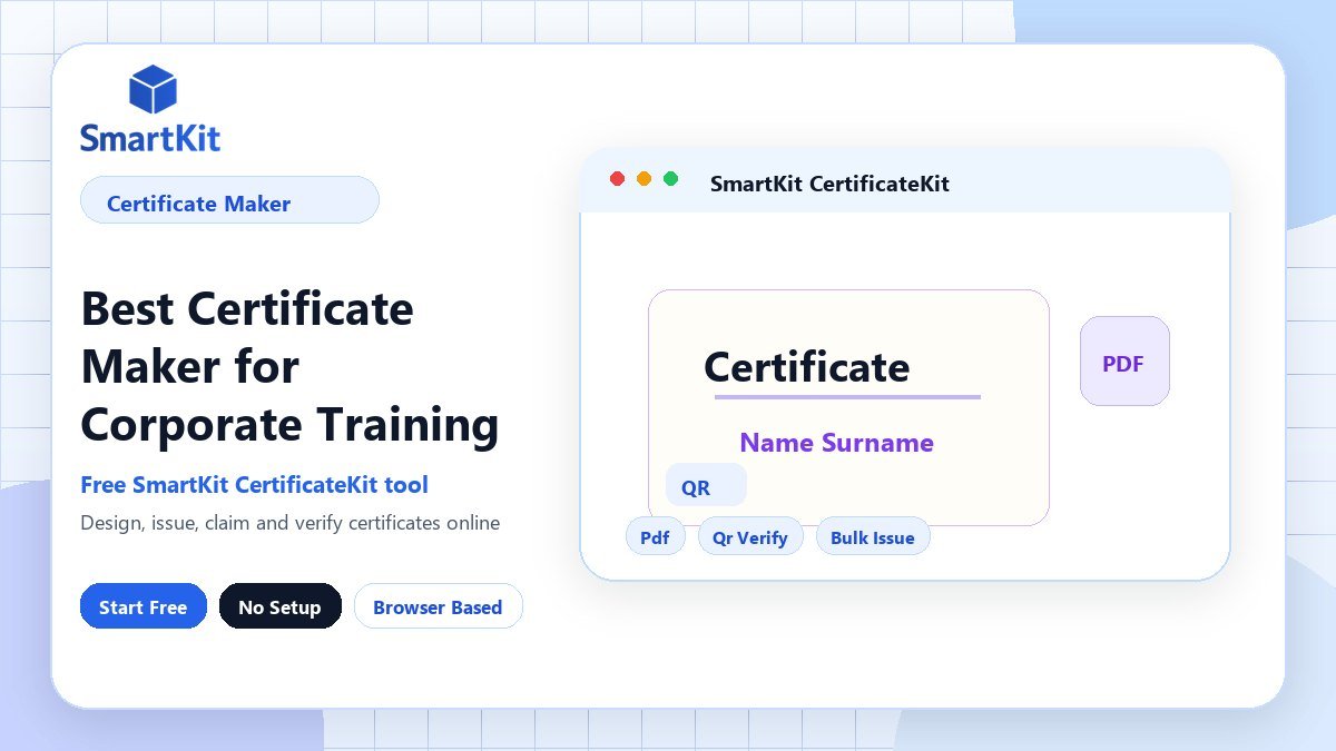 Best Certificate Maker for Corporate Training