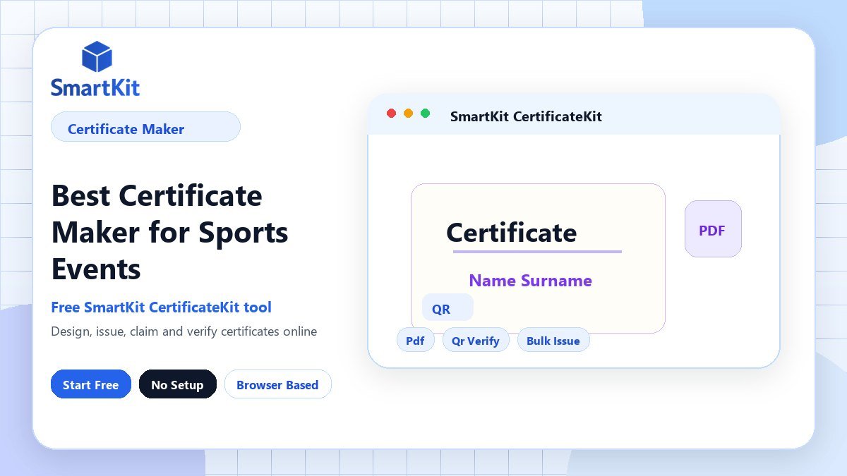 Best Certificate Maker for Sports Events